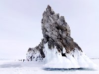 MG 2973  kleine Insel | über den Winter senkt sich der Wasserstand des Baikal ab