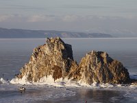 Schamanenstein bei Khuzhir Olchon  Schamanenstein bei Khuzhir Olchon